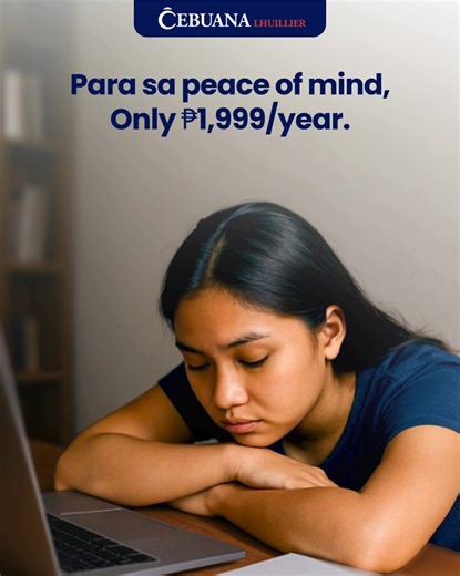 Hindi ka nag-iisa. With over 3,500 branches nationwide, may abot-kayang Mental Health insurance sa halagang ₱1,999/year. #AllInAngSerbisyo #CebuanAmazingAngLife #MindCare | Cebuana Lhuillier