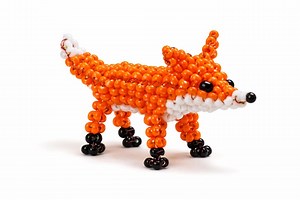 Beaded Fox Pattern PDF • 3D Seed Bead Tutorial | Peyote Stitch Keychain DIY - Etsy Canada