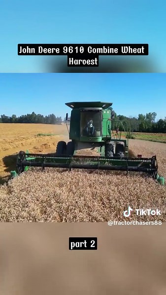 John Deere 9610 Combine: Wheat Harvesting Explained
