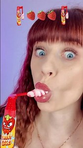 ASMR Red Spray Lollipop #mukbang #asmr