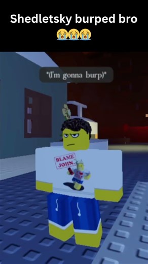 Shedletsky burped bro #forsaken #roblox #memes