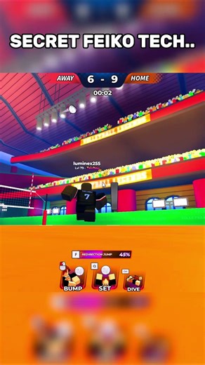 Net coming in clutch #roblox #volleyballlegends #robloxshorts