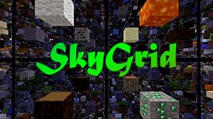 Minecraft: SkyGrid Survival Map (карта) [Co-op] - #04 (часть 1) Генератор булыжника