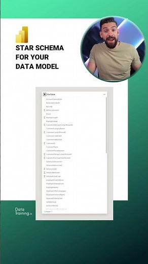 STAR SCHEMA | One way to optimize a model in Power BI #excel #businessintelligence #exceltips