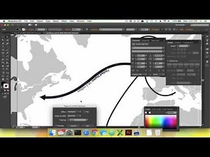 How to make flow maps/flowlines using Adobe Illustrator
