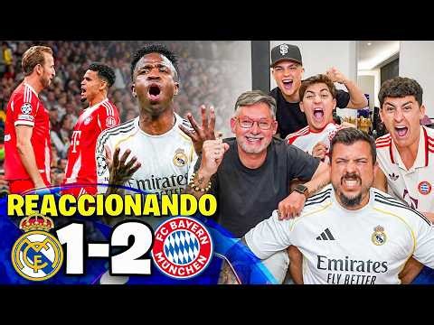 REACCIONANDO al MADRID 1-2 BAYERN MÚNICH *Real Madrid casi eliminado de Champions!*