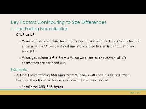 Understanding Why Perforce File Sizes Can Differ: Binary vs Text File Submission