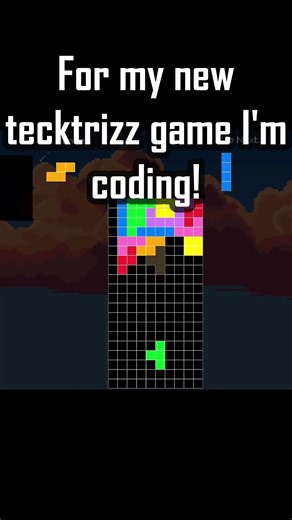 Could you beat this tetris level? #gamedev #art #tetris