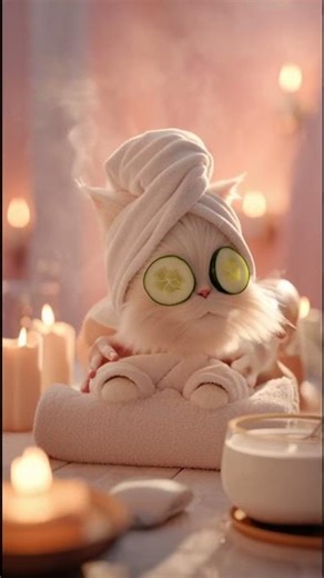 Spa Day for Kitty 💆‍♀️🐱 | The Ultimate Relaxation