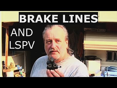 Making brake Lines and LSPV bypass Toyota Tacoma