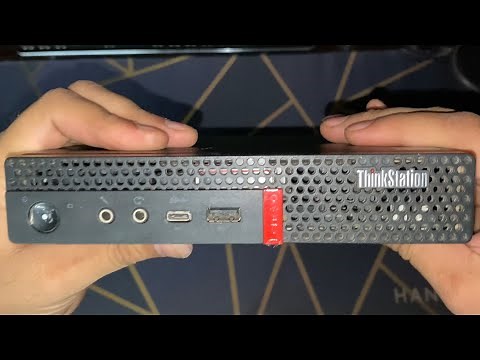 Lenovo ThinkStation P330 Tiny Desktop - Dismantle for CPU Fan cleaning - Most satisfying video
