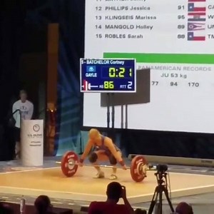 A new American record for RP diet client Cortney Batchelor of 86kg in the snatch!! We helped her diet down from the 58kg weight class to the 53kg weight class. www.renaissanceperiodization.com | Renaissance Periodization