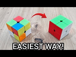 HOW TO SOLVE A 2X2 RUBIKS CUBE ON EASIEST WAY. Secret Method 🤫
