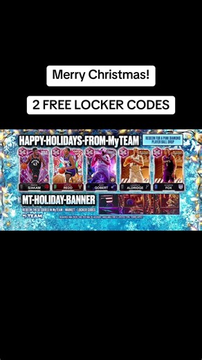 Christmas Locker Codes! #nba2k26 #myteam