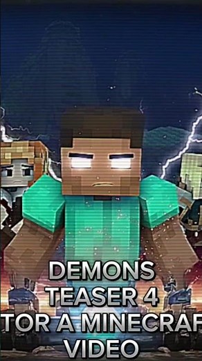 ‪@Rainimator‬ DEMONS A MINECRAFT MUSIC VIDEO TEASER
