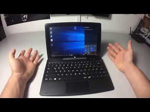 Unboxing & Review iRulu WalknBook W3 10 1 HD QuadCore Windows 10 Tablet PC mit Tastatur