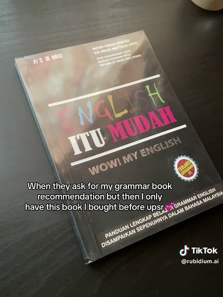 English Grammar Book Recommendations for SPM Students