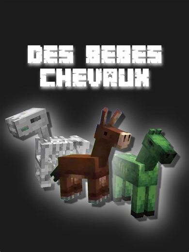 Des NOUVEAUX BÉBÉS MOBS arrivent sur MINECRAFT ! 😲 💡 Minecraft accueille de nouveaux bébés mobs… et ils sont adorables ! 😲 Mojang l’a officiellement annoncé avec la snapshot 26.1 – snapshot 4, qui introduit de toutes nouvelles textures et variantes de bébés mobs, notamment chez les chevaux ! ֎|=|=|=|=|=|=|=|=|=|=🔗 LIENS UTILES 🔗=|=|=|=|=|=|=|=|=|=|֎ 🌐 SITE WEB : https://colonelgaming.com 🔗 MON QG : https://beacons.ai/colonelgaming 🟣 TWITCH : https://www.twitch.tv/colonelgamingtwitch 📸 I