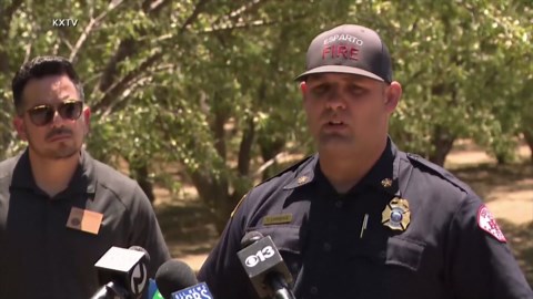 Fireworks ignite during California warehouse fire