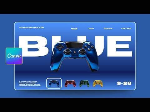 UI Design with Swipe Animation in Canva [Free] || Canva Tutorial