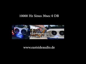 10000 Hz 10kHz Sinus Ton Wave 0DB für Hifi Audio Test Testton 30sec