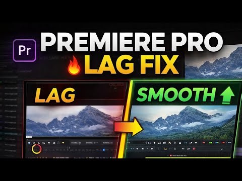 Premiere Pro Lag Fix 🔥 | Smooth Playback & Fast Editing Settings (2025 Guide)