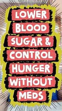 Control Your Appetite and Lower Your Blood Sugar & Weight Without Medication #docgerrytan #diabetes