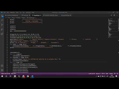 Proyecto de Lenguaje de Programación (Python) Ingeniería Civil