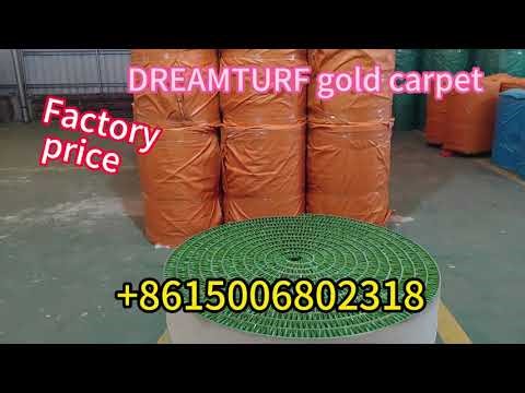 DreamTurf Gold Carpet Sluice Box Carpet outdoor gold grass carpet