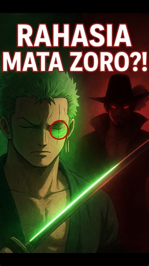 🩸 Zoro One Piece – Rahasia Mata Kirinya Akhirnya Terungkap!