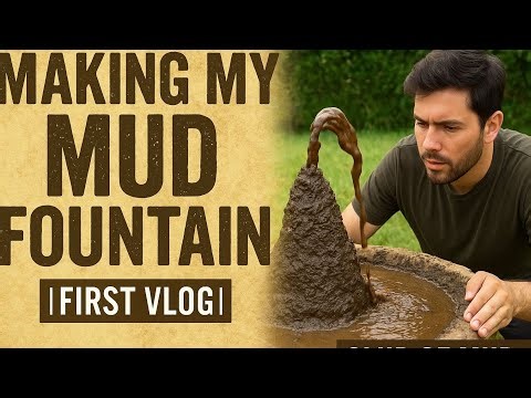 Making my mud Fountain|first vlog| Master of mud #youtube #fountain #mud #playwithmud