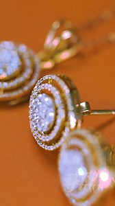 This stunning diamond set features a necklace, earrings, and ring, each showcasing high quality natural earth-mined diamonds in round illusion settings. The necklaces add grace to your neckline, while the earrings accentuate your features and the ring adorns your finger with beauty. #helenjewelryshop #naturaldiamonds #diamonds #diamondjewelry #weddings #engagements #necklace #earrings #ring | Helen Jewelry Shop