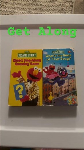 My Sesame Street VHS tapes Kermit The Frog and Friends Get Along song
