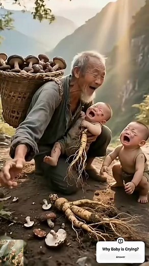2.1K views | Toddler Grandsons Crying in Front of Grandfather - The Animation That Will Melt Your Heart! #fyp #reels #funny #funnyreels #funnymoments #funnyreelsvideo | العقل الرقمي "Ai" | Facebook