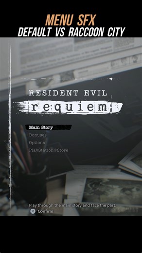Resident Evil Requiem Menu SFX | RE9 Audio Pack
