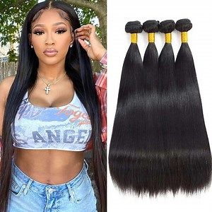 [Hot Item] Wholesale Double Drawn Straight Cheap Brazilian Remy Cuticle Aligned Virgin Raw Human Hair Extension Weave