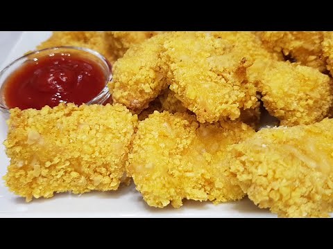 Homemade BAKED Chicken Nuggets | NO FRYING