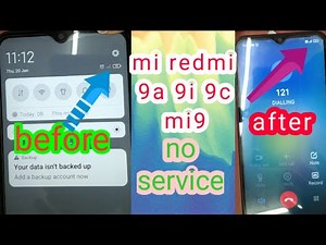no service /no network_ mi redmi 9a/9i/9a/9 redmi mobile no service repair network step to step pj