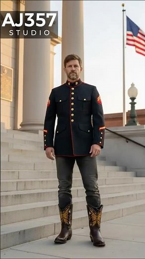 Authentic USMC Dress Blue Coat — U.S. Marine Corps Vintage | AJ357 STUDIO 米海兵隊 ドレスブルー #vintage