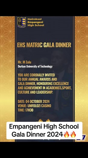 Empangeni High School Gala Dinner 2024: A Night of Hope
