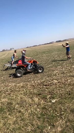 Quad with a r6 motor in it vs snowmobile. #death #mint #makethisviral #fyp #likecommentshare