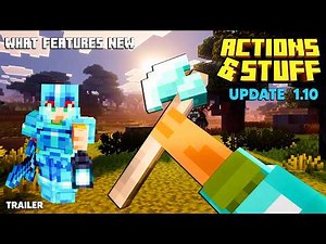 NEW ACTIONS & STUFF FEELS NEXT LEVEL in update 1.10 in Minecraft Bedrock (26.1+)