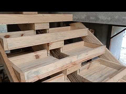 como fazer escada VAZADA passo a passo