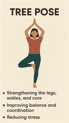 Tree Pose (Vrikshasana) 🌳 | Improve Balance, Strength & Focus | Beginner Yoga Guide