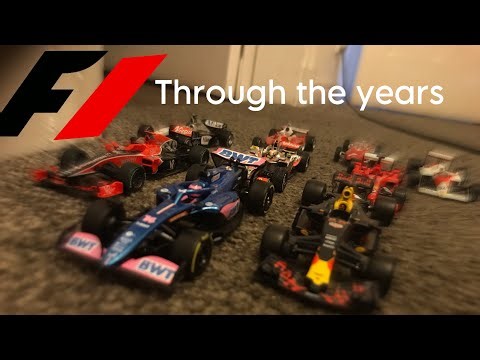 Every F1 Car from Each Decade (2020-1960) Stop Motion