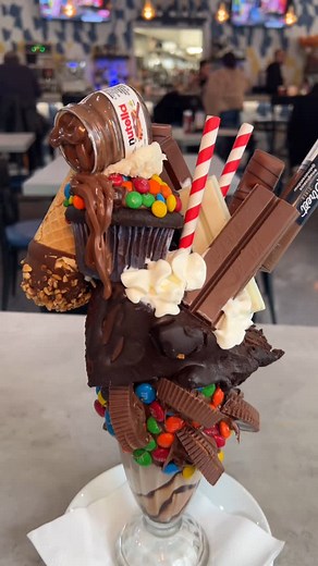 🍭 We’ll Take You to the CANDY SHOP 🍭 🍫 🍫 🍫 #elmstreetdiner #brunch #dessert #letsgo #candy #shop #cake #shake #chocolate #diner #stamford #norwalk #connecticut #fyp #milkshake #sweet #icecream #foodie #viral | Elm Street Diner