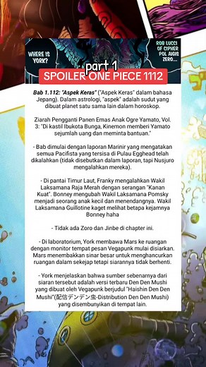 One Piece Episode 1112 Adaptation: Spoiler Recap