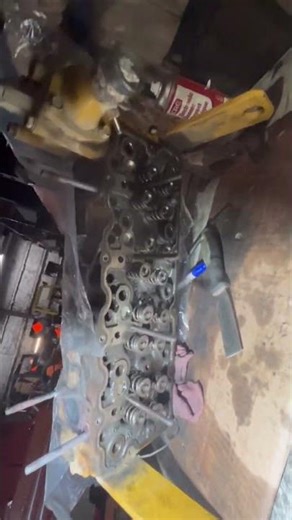 Caterpillar 249D engine tear down #mechanic #engine #heavyequipment #operator #diesel #horsepower