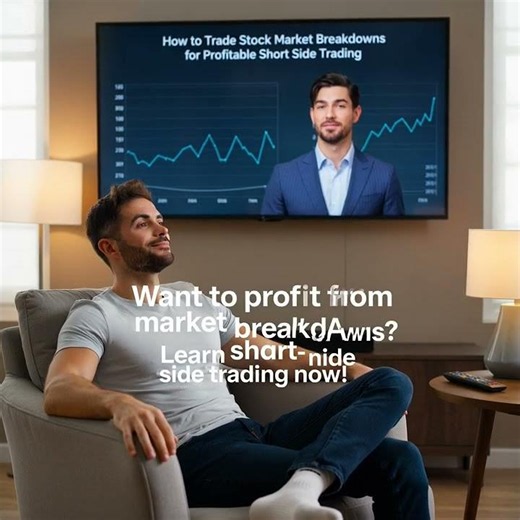 How to Trade Stock Market Breakdowns for Profitable Short Side Trading