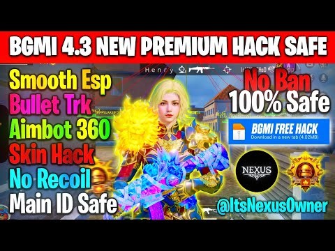 BGMI HACK 4.3 | BGMI 4.3 MOD APK | BGMI ESP HACK | BGMI NEW HACK TODAY | HOW TO HACK BGMI HACK